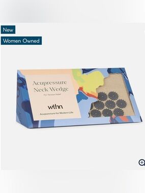 Acupressure Neck Wedge in Beige and Gray